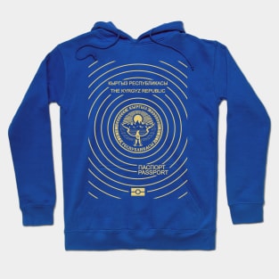 Kyrgyzstan Biometric passport Hoodie